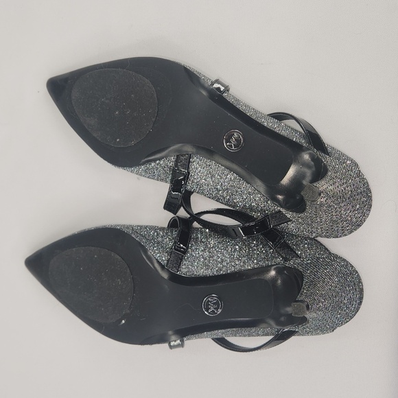 Michael Kors Slip On Glitter Kitten Heels - Picture 5 of 5